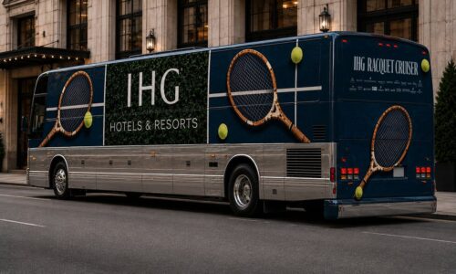Ônibus que leva o fã para casa e bar na Grand Central: 6 ativações que se destacaram no US Open 2026