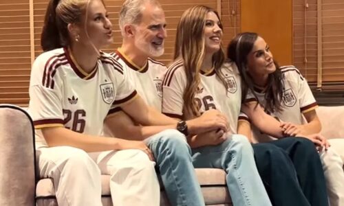 Espanha na final da Copa: família real comemora com camisas personalizadas e planeja viagem para os EUA
