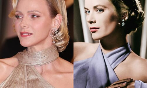 Princesa Charlene de Mônaco homenageia Grace Kelly com visual inspirado no glamour de Hollywood em gala