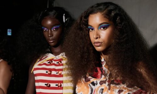 Os bastidores da visão de maquiagem de Dame Pat McGrath para o Vogue World: Milão