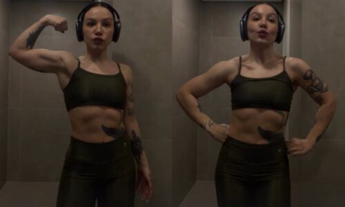 Priscilla Alcântara exibe resultado de treino em vídeo na web