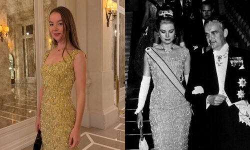 Princesa Alexandra homenageia a avó, Grace Kelly, ao resgatar icônico vestido Givenchy de 1962