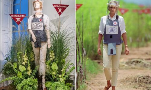 Looks inesquecíveis de Princesa Diana ganham versões feitas com milhares de flores em exposição